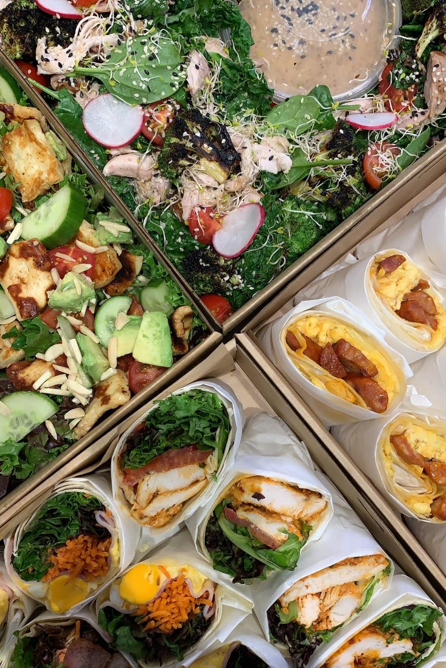 platter of tasty food